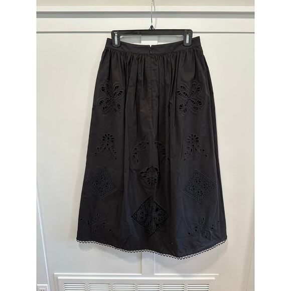 Hunter Bell Tanner Eyelet Skirt Size 6 - Picture 5 of 9